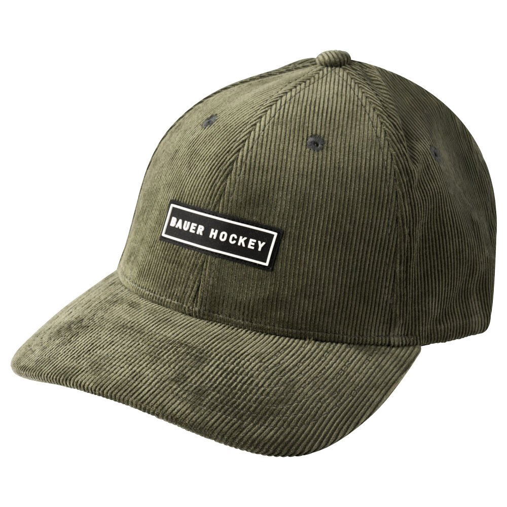 Męska czapka z daszkiem Bauer Corduroy Snapback Olive