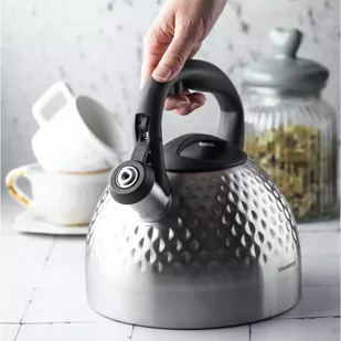 KLAUSBERG KB-7642 CZAJNIK STALOWY Z GWIZDKIEM 3L  - Czajniki na gaz - miniaturka - grafika 6
