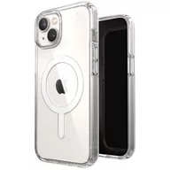 Etui i futerały do telefonów - Speck Etui Presidio Perfect Clear MagSafe do iPhone 13/14 Przezroczysty - miniaturka - grafika 1