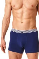 Majtki męskie - Bawełniane bokserki męskie z gumką w paski MXH 273 - miniaturka - grafika 1