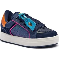 Buty dla dziewczynek - Kurt Geiger Sneakersy MINI SOUTHBANK TAG z dodatkiem skóry - miniaturka - grafika 1
