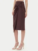 Spódnice - Rinascimento Spódnica midi CFC0123489003 Brązowy Regular Fit - miniaturka - grafika 1