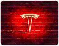 Podkładki pod mysz - PODKŁADKA POD MYSZKĘ TESLA Z IMIENIEM 23x19CM DO LAPTOPA - miniaturka - grafika 1