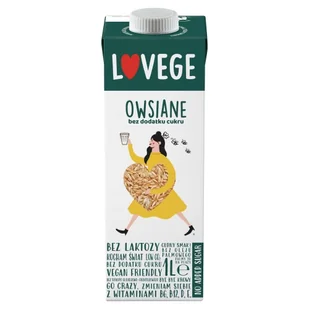 Sante - Lovege Napój owsiany bez laktozy - Zdrowa żywność - miniaturka - grafika 1