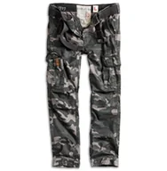 Spodnie męskie - spodnie bojówki PREMIUM TROUSERS SLIMMY BLACK CAMO-XL - miniaturka - grafika 1