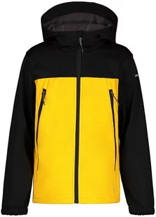 Icepeak Kurtka softshellowa "Kline" w kolorze czarno-żółtym - Kurtki i płaszcze dla dziewczynek - miniaturka - grafika 1