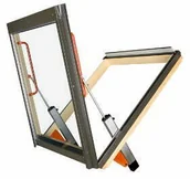 Okna - Okno oddymiające FSP P2 Fakro - elektryczne 87HD10 - miniaturka - grafika 1