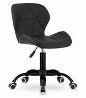 Fotele i krzesła biurowe - LEOBERT Krzesło biurowe LEOBERT Krzesło obrotowe NOTO ekoskóra czarne model_3671_1-NOTO-DARY26 - miniaturka - grafika 1