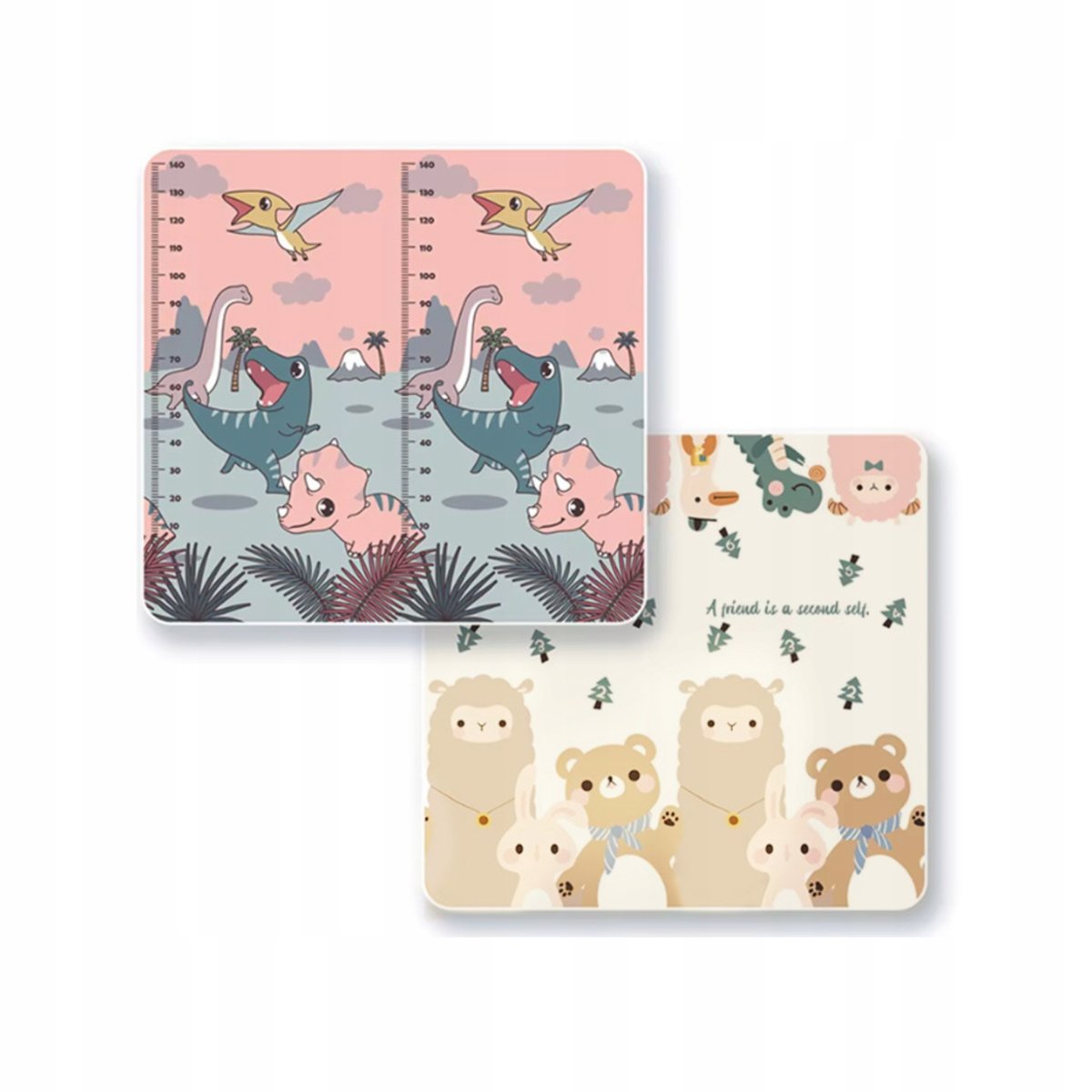 Mata Edukacyjna Piankowa Dla Dzieci Do Zabawy Duża Składana 180 x 200 cm