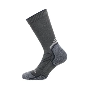 Skarpety trekkingowe Jack Wolfskin VOJO LIGHT SOCK CL C Dark Grey - 35-37 - Skarpetki męskie Skarpety trekkingowe Jack Wolfskin VOJO LIGHT SOCK CL C Dark Grey - 35-37 - Skarpetki męskie - miniaturka - grafika 1
