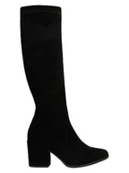 Kozaki damskie - Wojas Skórzane kozaki w kolorze czarnym - miniaturka - grafika 1