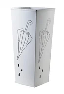Wieszaki i stojaki - Parasolnik Cedric Square White 48,5 cm - miniaturka - grafika 1