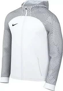 Kurtki męskie - Nike Męska kurtka z kapturem M Nk Df Strk23 Hd Trk Jkt K, White/Wolf Grey/White/Black, DR2571-100, M - grafika 1