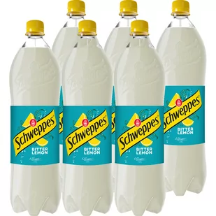 Schweppes Napój gazowany Bitter Lemon 1,35l x 6 sztuk - Napoje gazowane - miniaturka - grafika 1