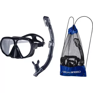 Zestaw do snorkelingu dla dorosłych Aqua Speed Vanua Borneo + worek - Maski do nurkowania - miniaturka - grafika 1