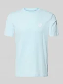 Koszulki męskie - T-shirt o kroju regular fit z fakturowanym wzorem model ‘Kaito’ - miniaturka - grafika 1