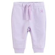 Spodnie i spodenki dla dziewczynek - Cool Club, Spodnie dresowe dziewczęce, fioletowe - miniaturka - grafika 1