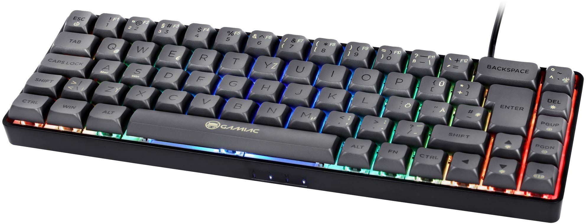 Gamiac TKL69G SF Gaming Keyboard, Kailh Blue - black/grey GAKM-G69DW24.11