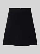 Spódnice - Spódnica mini rozkloszowana z mieszanki wiskozy model ‘SABA’ - miniaturka - grafika 1