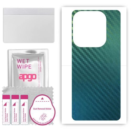 folia naklejka skórka strukturalna na TYŁ do Infinix Hot 40 Pro - Carbon Kameleon CAKA1 - apgo SKINS