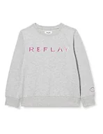 Bluzy dla chłopców - Replay Bluza chłopięca, M04 szary melanż, 10 Lat - miniaturka - grafika 1