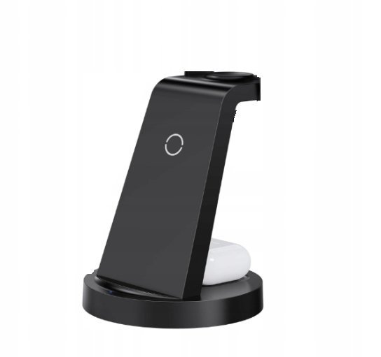 Ładowarka bezprzewodowa 3 in 1 telefon zegarek stacja ładująca