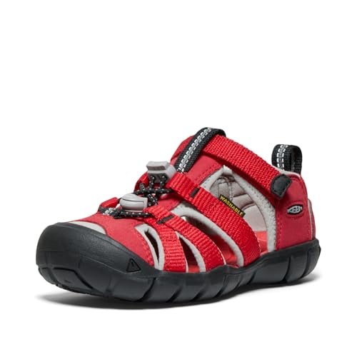 KEEN Sandały dziecięce unisex Seacamp 2 CNX, Wstążka czerwony stop, 35 EU