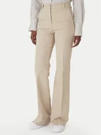 Spodnie damskie - Marella Jeansy Esodo 2613131034 Beżowy Flare Fit - miniaturka - grafika 1