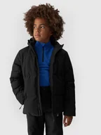 Kurtki i płaszcze dla chłopców - 4F Kurtka narciarska membrana 5000 chłopięca - czarna 128 (7-8 lat) - miniaturka - grafika 1