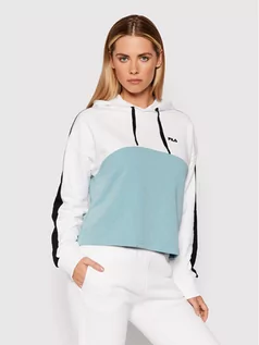 Bluzy damskie - Fila Bluza Damita 688999 Niebieski Cropped Fit - grafika 1