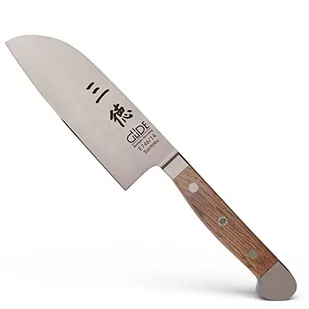 Güde nóż Santoku, seria Alpha, podwójnym ostrzem, uchwytem beczka dąb 14 cm długość ostrza E746/14 - Noże - miniaturka - grafika 1