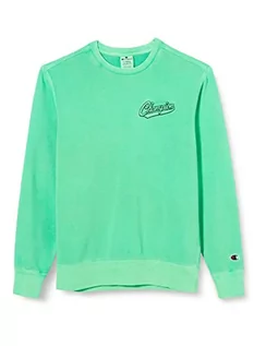 Bluzy męskie - Champion Męska bluza Rochester 1919 Retro Resort Crewneck Sweatshirt, zielony trawiasty (Adtf), M, Zielona trawa (Adtf), M - grafika 1