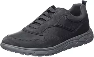 Geox Męskie trampki U Portello, Anthracite, 45 EU - Trampki męskie - miniaturka - grafika 1
