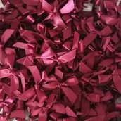 Scrapbooking - Kokarda Ozdobna 4X4Cm Burgundowa 5 Szt. - miniaturka - grafika 1