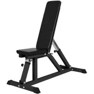 Ławki treningowe - Gorilla Sports Multi ławeczka treningowa prosta, czarna (100095-00019-0001) - miniaturka - grafika 1