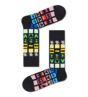 Happy Socks Keep It Together Sock, kolorowe i zabawne, Skarpety dla kobiet i mężczyzn, Czarny-Niebieski-Czerwony-Biały-Żółty-Zielony (36-40) - Skarpetki męskie - miniaturka - grafika 1