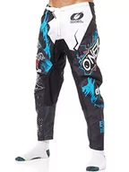 Odzież motocyklowa - O'NEAL | Spodnie motocrossowe | MX Enduro | wyjątkowa swoboda ruchów, pełna podszewka, gumowa wyściółka dla dodatkowej ochrony | Spodnie Element Villain | Dorośli | Białe | Rozmiar 42 - miniaturka - grafika 1