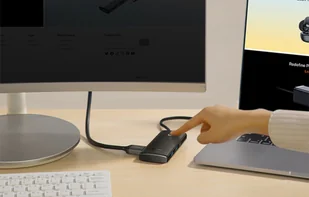 Hub Baseus OS Lite 6-Port (Typ-C do HDMI+USB3.0*2+PD+SD/TF) (czarny) - Huby USB - miniaturka - grafika 14