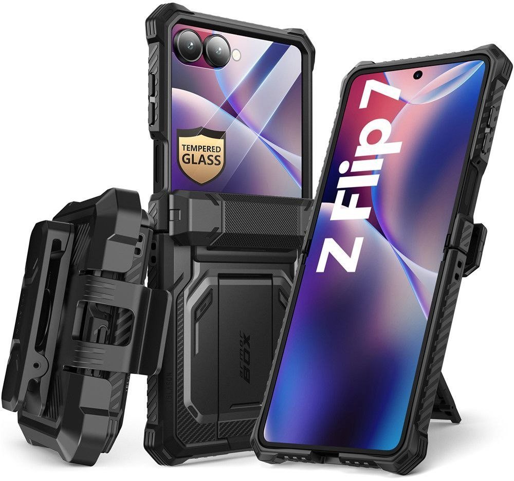 SUPCASE IBLSN ARMORBOX GALAXY Z FLIP 7 BLACK