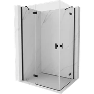 Kabiny prysznicowe - Mexen Mist-H Duo kabina prysznicowa uchylna 115 x 105 cm, transparent, czarna - 8A5-115L-105P-70-00 - miniaturka - grafika 1