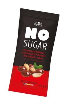 Eurohansa Orzeszki arachidowe w czekoladzie mlecznej No Sugar bez cukru 80