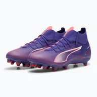Piłka nożna - Buty piłkarskie PUMA Ultra 5 Match+ FG/AG lapis lazuli/puma white/sunset gloe WYSYŁKA W 24H 30 DNI NA ZWROT - miniaturka - grafika 1