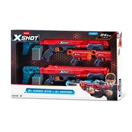 Zabawki militarne - X-Shot: Zestaw Excel Combo z 4 blasterami - miniaturka - grafika 1