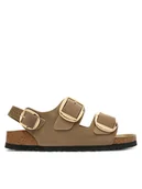 Sandały damskie - Birkenstock Sandały Milano Big Buckle Hex 1031782 Brązowy - miniaturka - grafika 1
