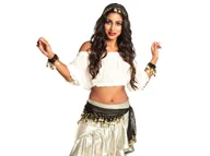 Dodatki do strojów karnawałowych - Zestaw Cyganka dla kobiety - miniaturka - grafika 1