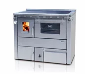 Kuchnie węglowe - Kuchnia z funkcją c.o. Senko C-25 INOX - miniaturka - grafika 1