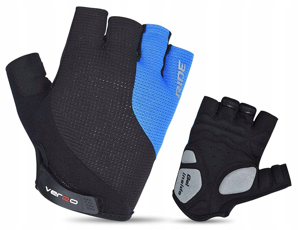 Rękawiczki Rowerowe Kolarskie Bez Palców Verso L