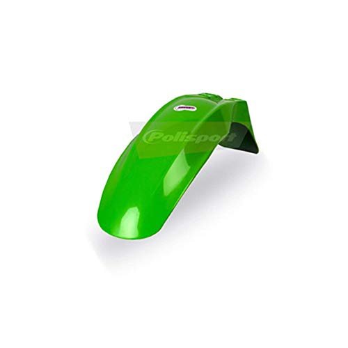POLISPORT 8565400004 - Replika przednia błotnik OEM wykonana z wytrzymałego i wytrzymałego błyszczącego tworzywa sztucznego kompatybilny z motocyklami Kawasaki w kolorze zielonym