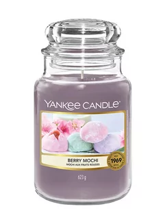 Świece - Yankee Candle Duża świeca zapachowa - Berry Mochi - 623 g - grafika 1