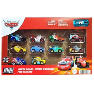 Cars Auta Mikroauta 10-pak HXY65 - Samochody i pojazdy dla dzieci - miniaturka - grafika 1